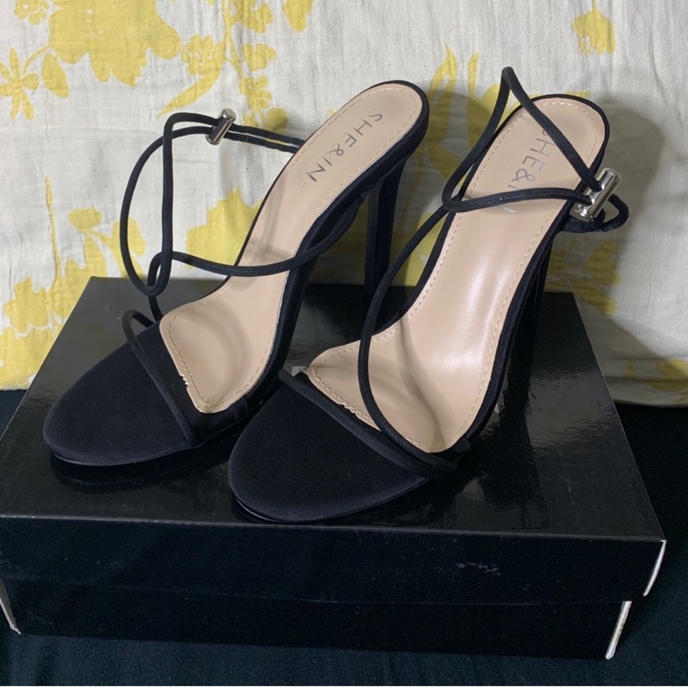 Black high heels